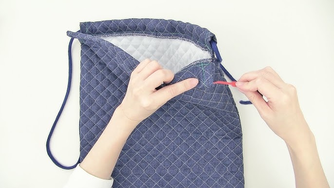 簡単！！基本の巾着の作り方 両ひもタイプhandmade studio jms ハンドメイド スタジオ ジェイエムエス