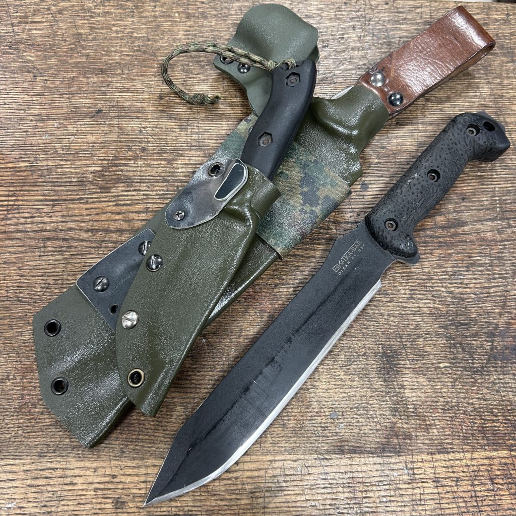 レザークラフト初心者がナイフのシースを自作してみたカナモのアウトドア備忘録