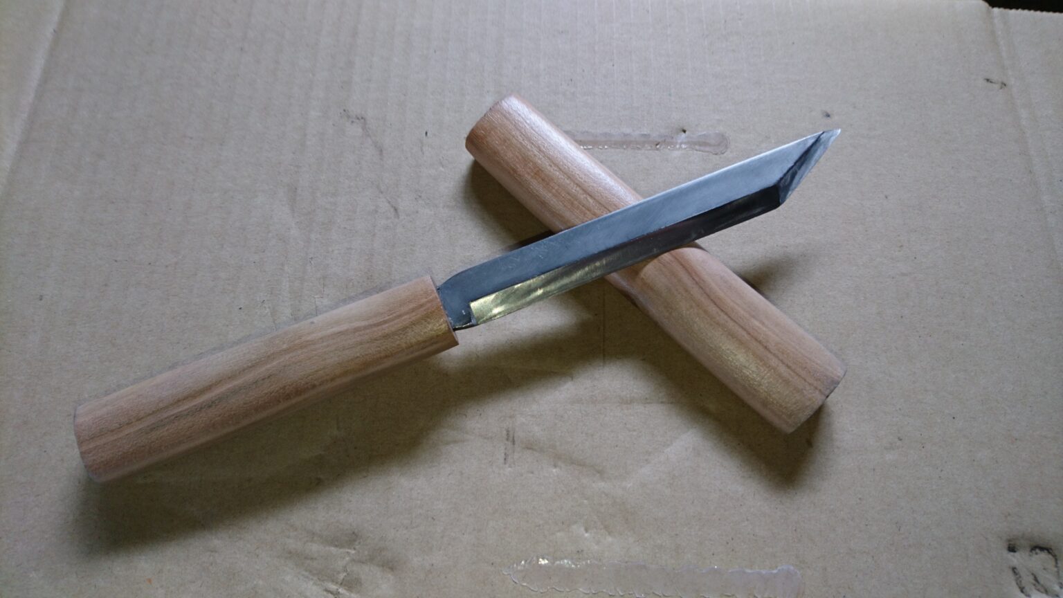 自作ナイフ シース