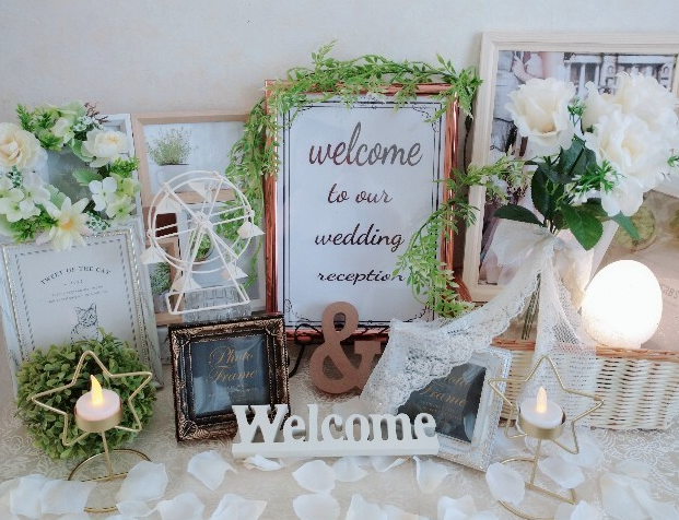 100均・300均・格安通販で 高見えウエルカムスペース実例ゼクシィ