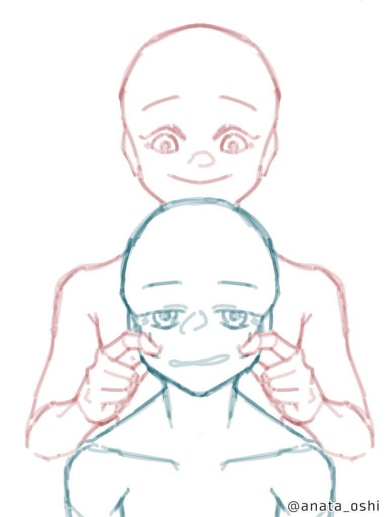 あなたの推しで描いてくれ@トレス素材@anata_oshiX