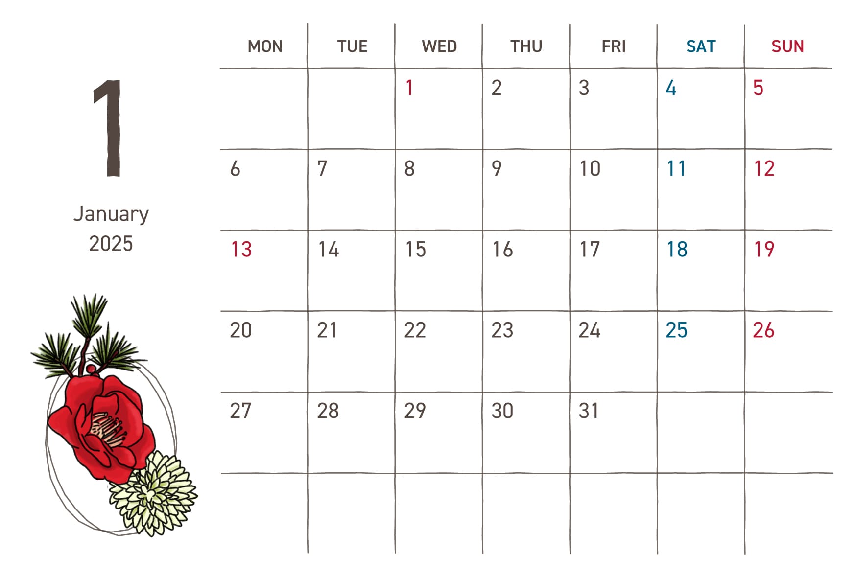 カレンダー 2025年 壁掛け シンプル インテリア 家族 北欧 ポスター アート おしゃれ 令和7年度暦 かわいい