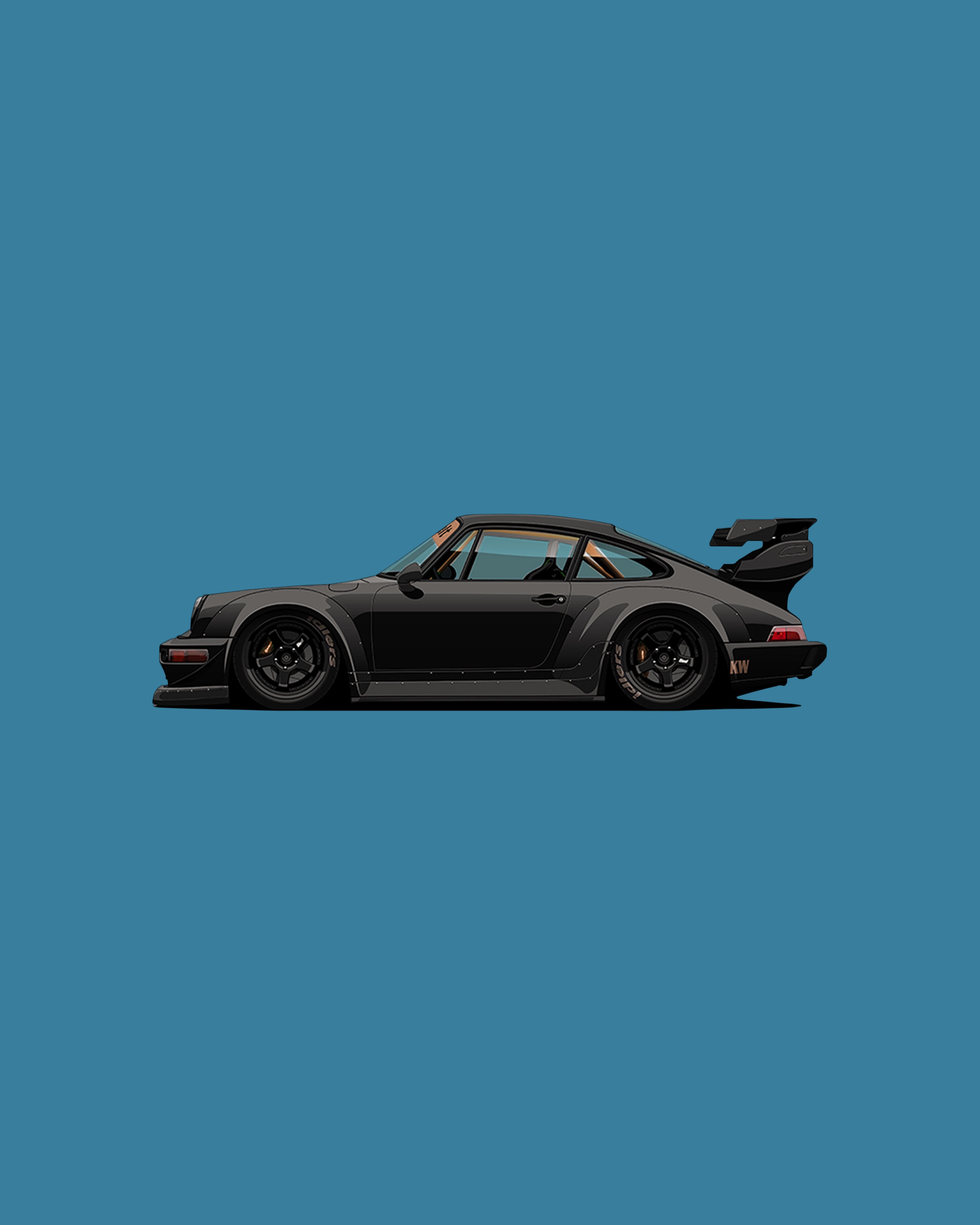 Porsche 911S Poster の Stock イラストAdobe Stock