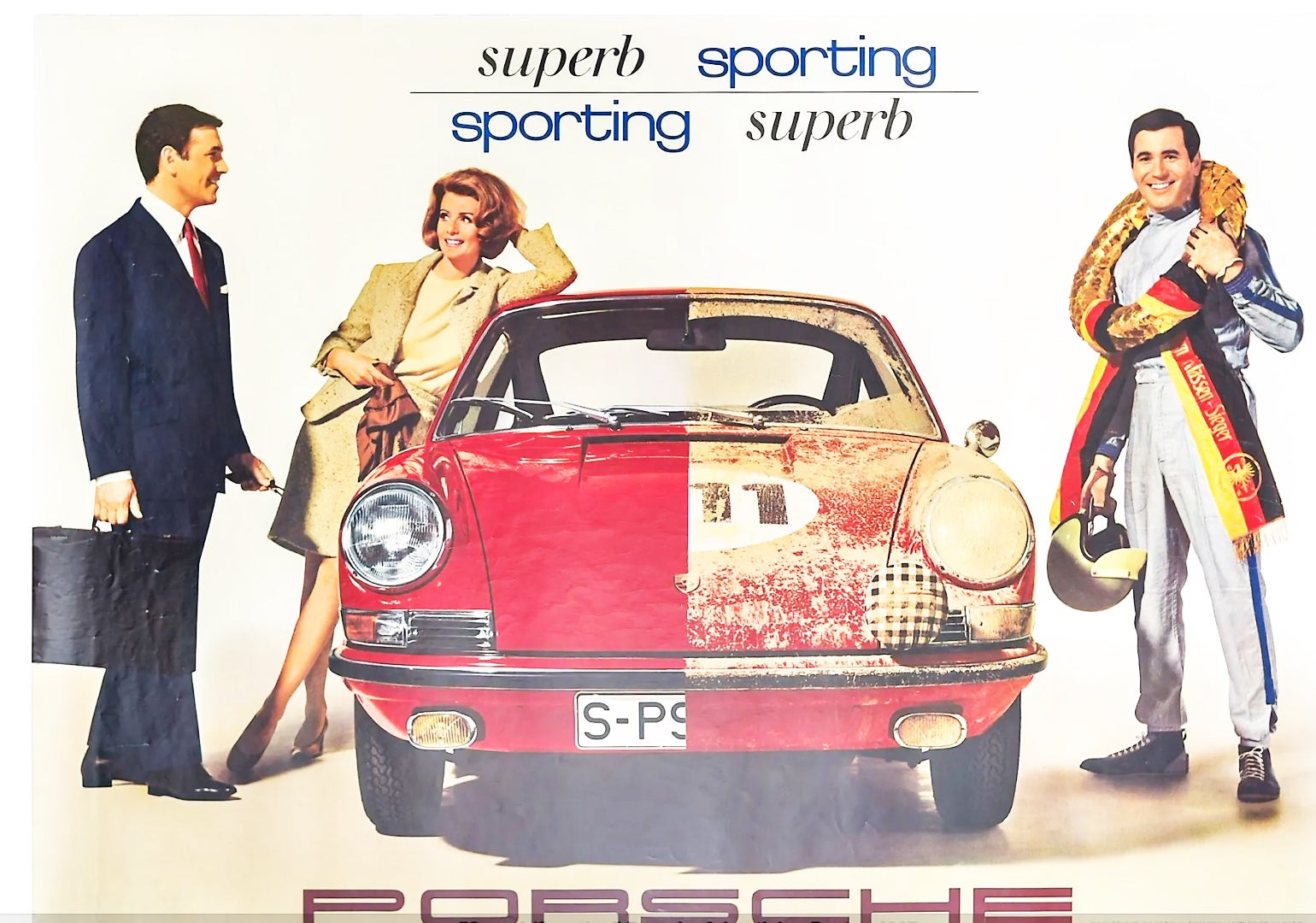 即完売 aime leon dore × Porsche ポルシェ ポスター 即完売 aime leon dore × Porsche