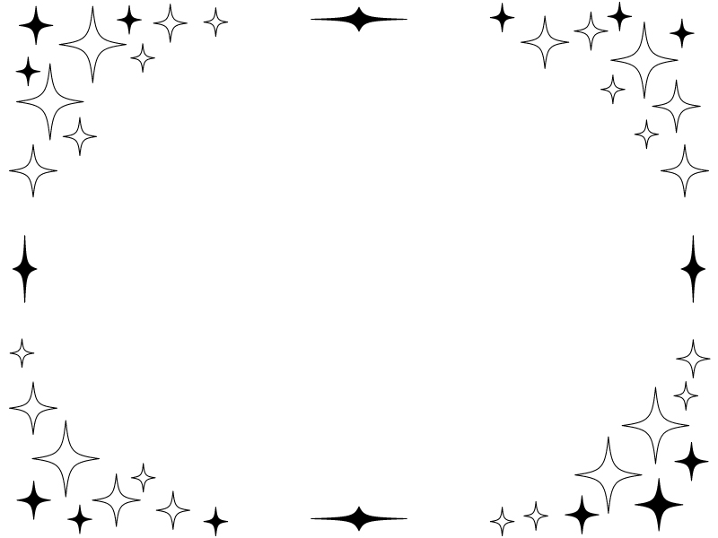 宝石がキラキラ輝くかわいいフレーム・3月の誕生石アクアマリンの綺麗なブルー・透過pngで イラストボックス「プレミアム」テンプレート