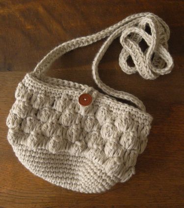 かぎ針編み 模様編みのスマホポシェット編み方編み物スマホショルダー100均毛糸