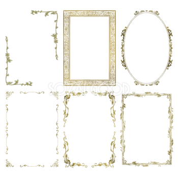 魚のフレーム素素商用OKの無料イラスト素材サイト ツカッテ