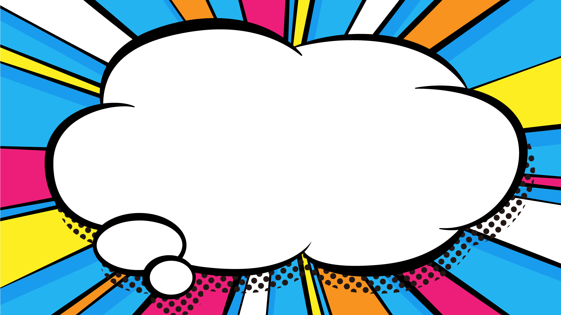 アメコミ風コマ割り無料イラスト素材素材ラボ