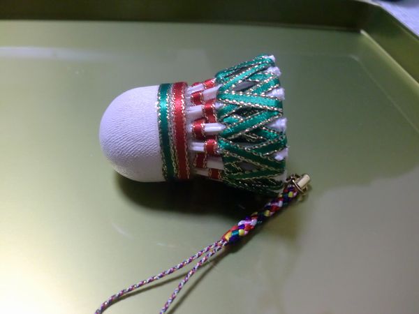 インド刺繍リボン キーホルダー作り How to make a ribbon key holder ハンドメイド 布小物