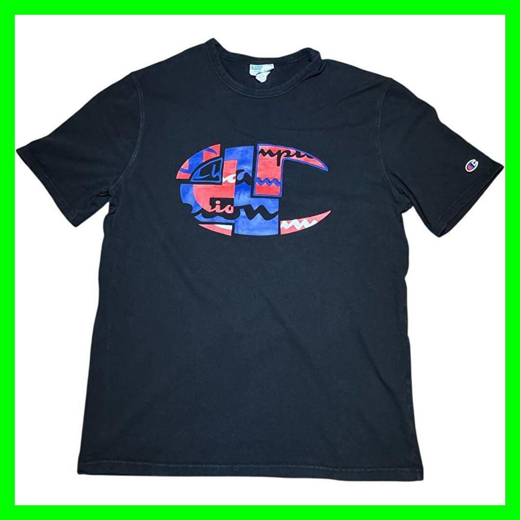 Champion チャンピオン BABY カラフルロゴ 半袖Ｔ KIDS ロゴ マルチカラー カラフル 発泡プリント カジュアル トップス こどもキッズ 男の子 女の子 男女兼用 ユニセックス おそろい かわいい デザイン プレゼント ギフト ラッピング 人気 おしゃれ おすすめ