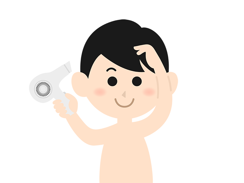 ドライヤーの熱風と冷風のイラスト素材195967991- イメージマート