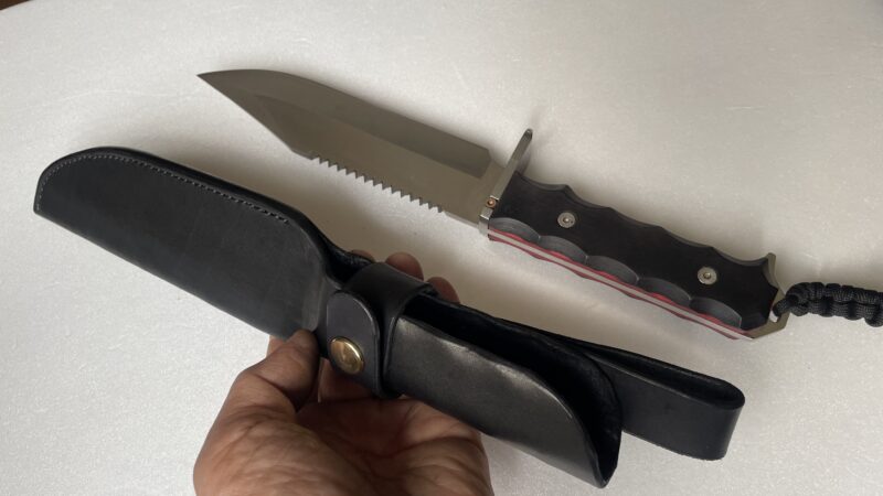 ナイフの木鞘を自作してみた😄