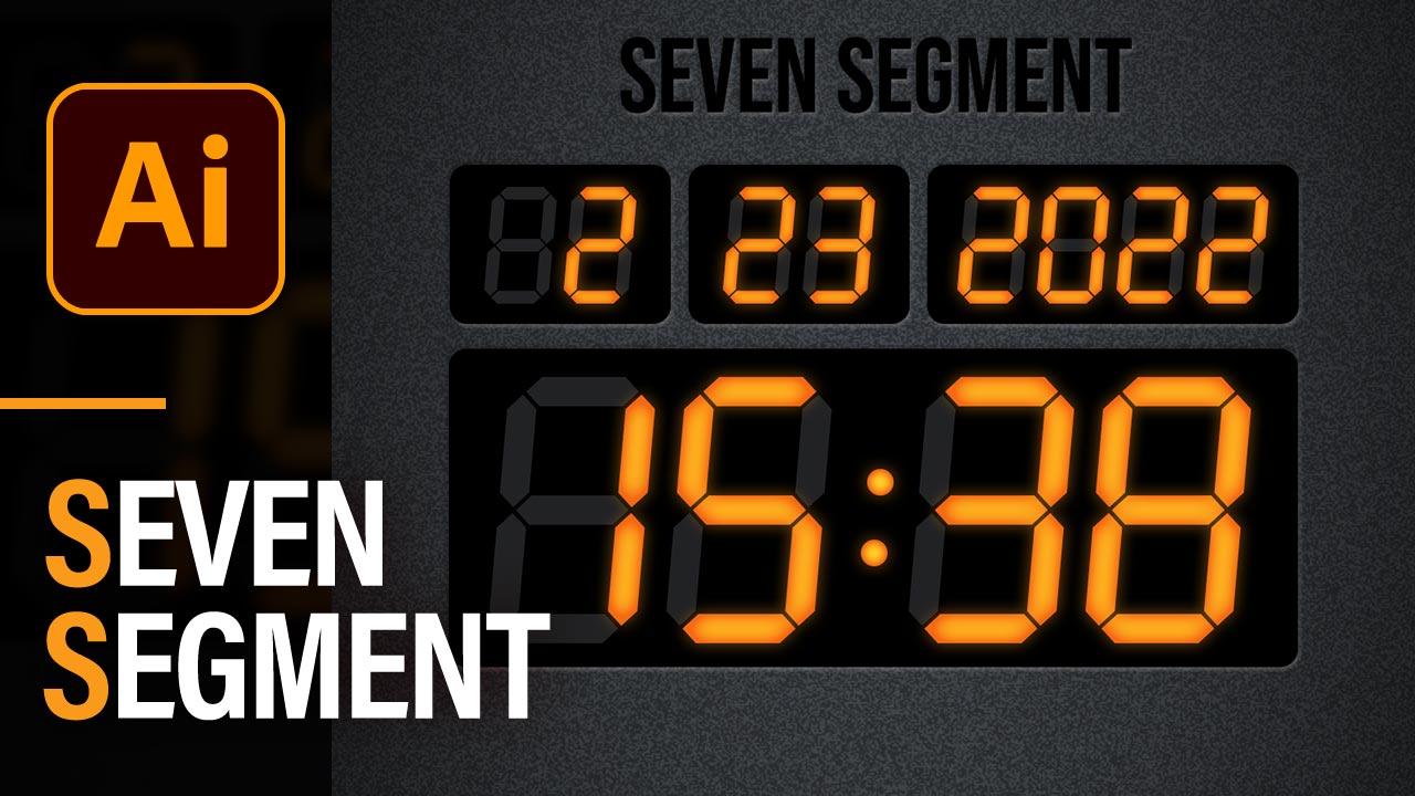 GIMP2の使い方: デジタル表記のフリーフォント素材色々。電子機器風の数字やアルファベット。商用可