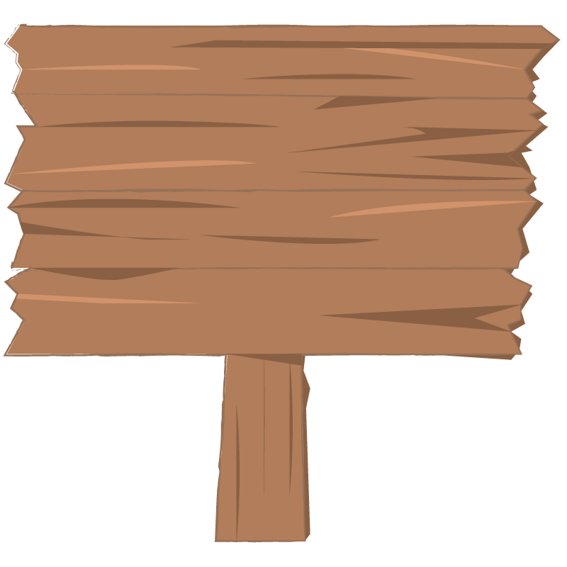 木の立て看板のフレーム飾り枠イラスト無料イラスト かわいいフリー素材集 フレームぽけっと