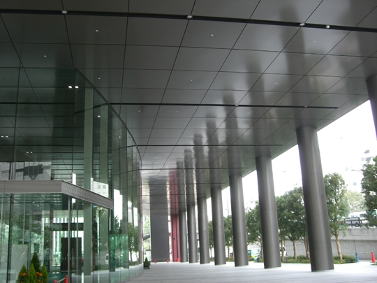 天井仕上材がアルミパネルの場合建築の仕事と納まり詳細と