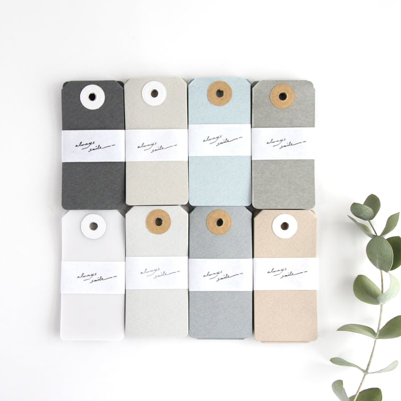 簡単DIY あまった紙で色々なタグを作る① Make a tag in the drawing paper