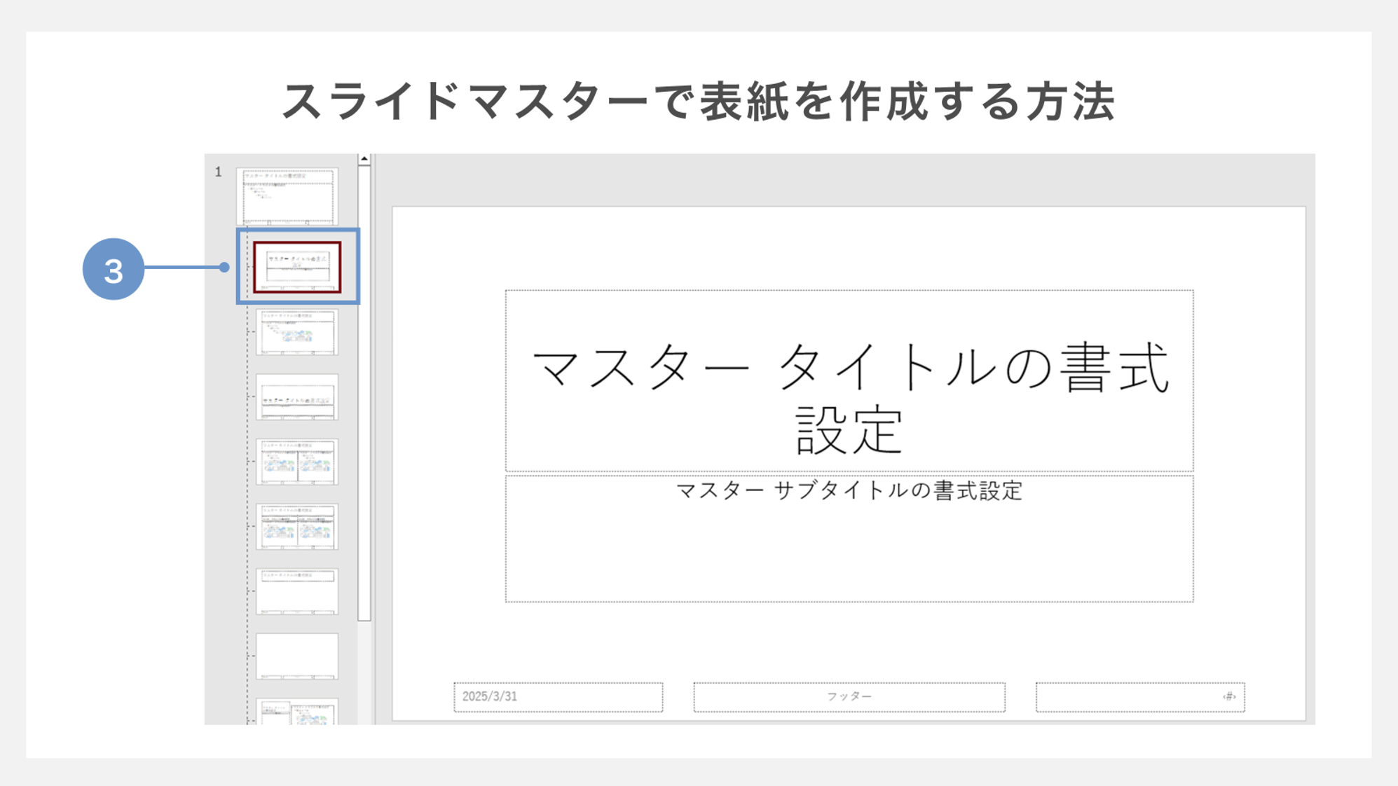 中表紙を作るならタイトルマスタを使おうパワーポイント PowerPoint の使い方All About