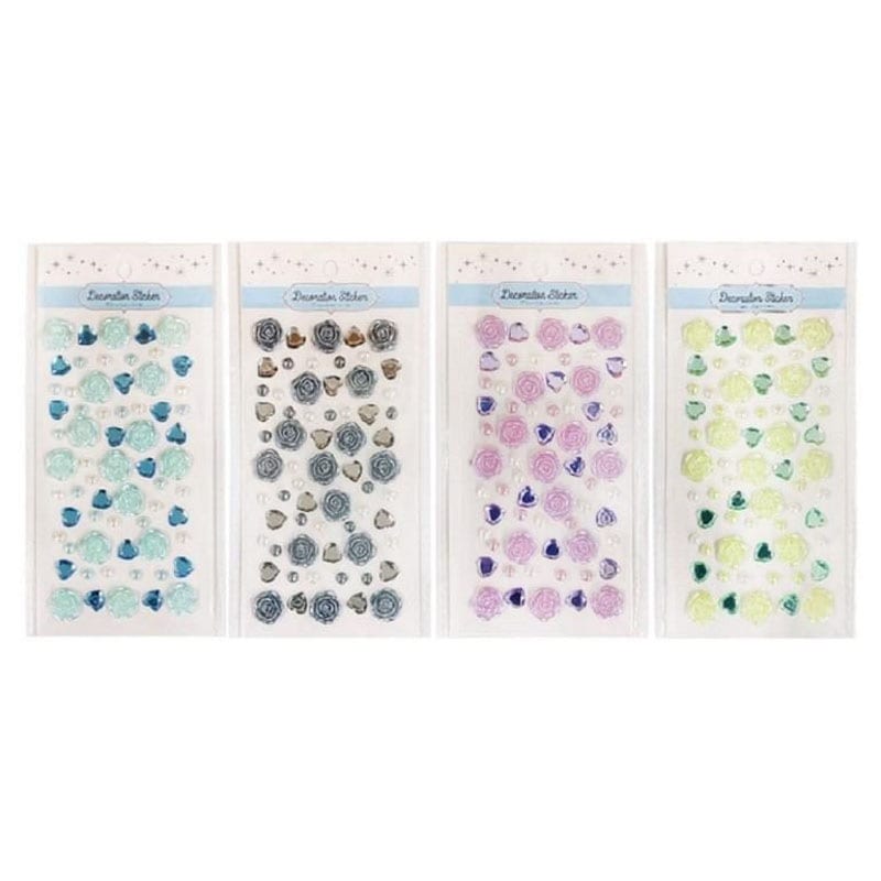 ダイソー ステッカー シール オーロラ ミニ ハート - メルカリ