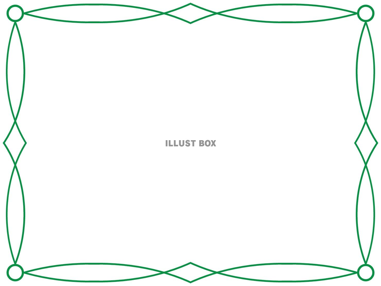 フレーム 蔦に絡まる葉っぱと花 かわいいイラストの飾り枠「JPG PDF 透過PNG」のテ