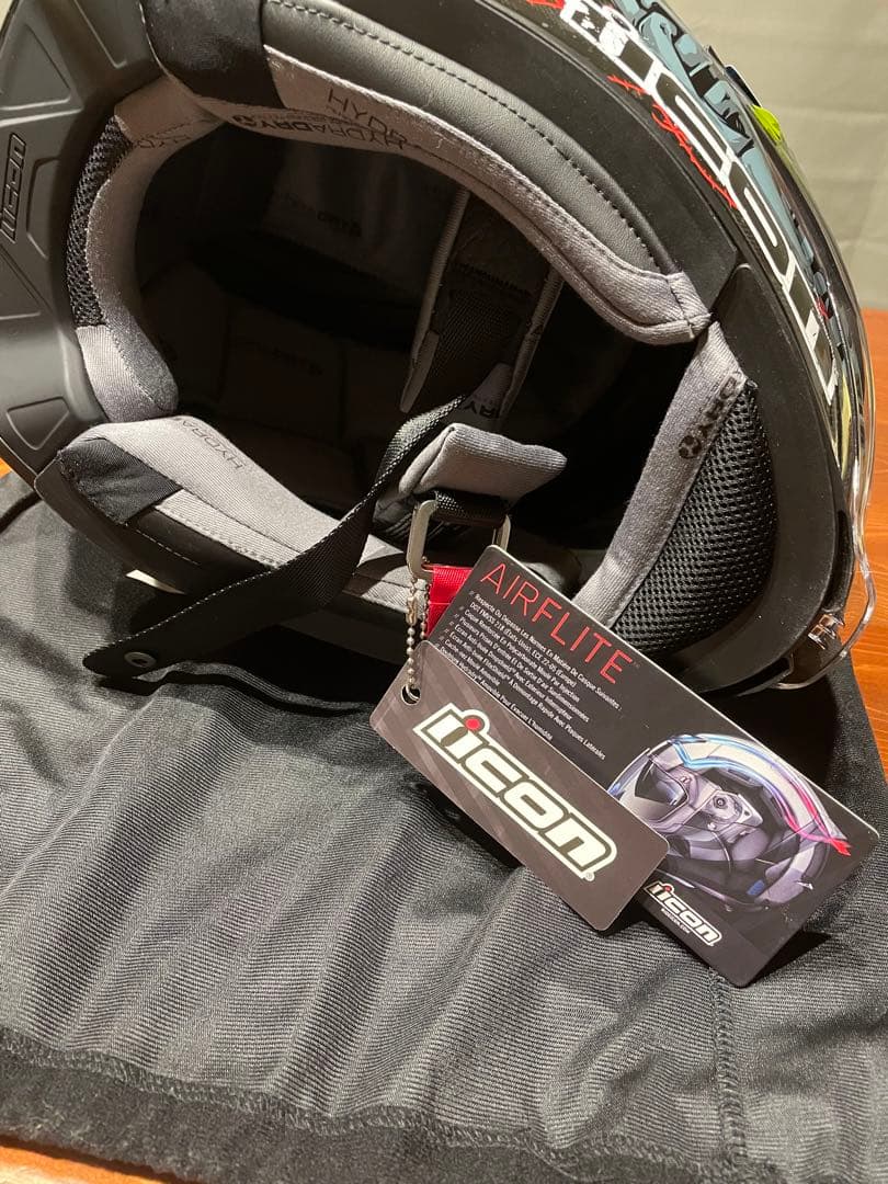 アイコン ICON フルフェイスヘルメット AIRFLITE BUGOID BLITZ BLUE XLサイズ 0101-15550 JP店 バイク