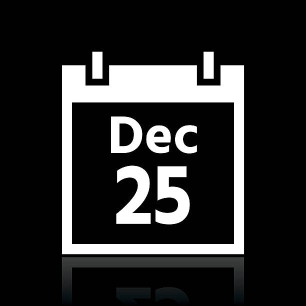 カレンダーアイコン、黒いシルエット。日付、週末、休日、重要な日をマークします。白い背景で強調表示されます。ベクトルイラスト。一連のビジネスアイコン。Premiumベクトル素材