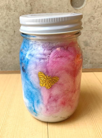 ギャラクシーボトル°ストラップ 宇宙×ガラス瓶×キーホルダー - メルカリ