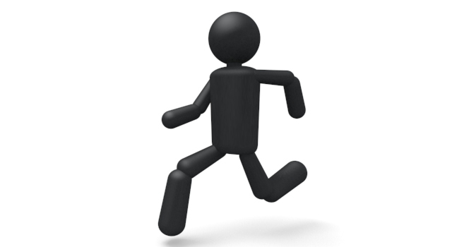 人が走っているピクトグラムGIFの生成法 - Genspark