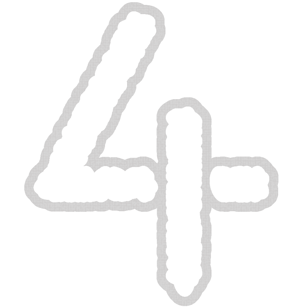 線囲みシンプル数字アイシングクッキー – Rstyle