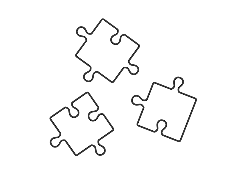 パズルをピースを合わせるのイラスト素材FYI03137565ストックフォトの Qlean Market キュリンマーケット