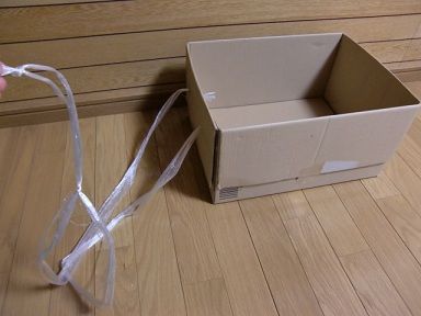 ダンボール電車作り方TikTok