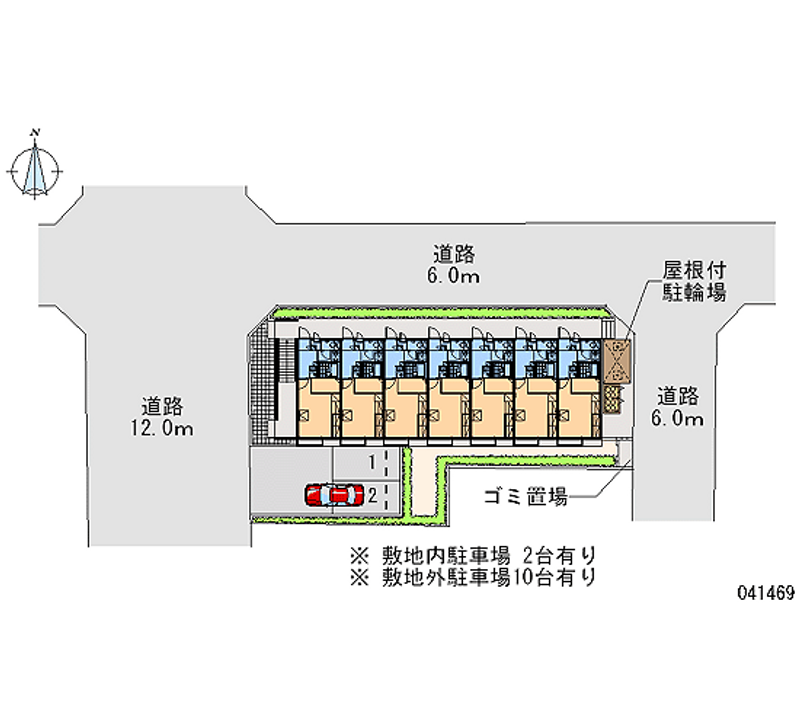 アットホーム】ＦＫスペースＥＣＯ近鉄蟹江駅前第３（提供元：(株)不動産工房）｜海部郡蟹江町の貸駐車場[6980003885]