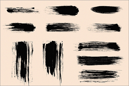 かすれ ブラシイラスト無料イラスト・フリー素材なら「イラストAC」