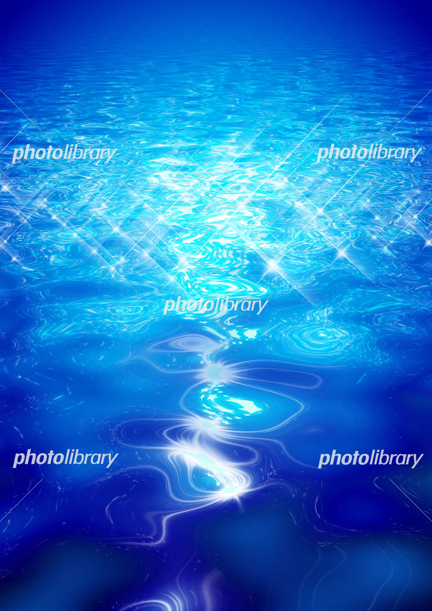 創造的なデザインとシンプルな背景の水のイラストをライトハイライトします。Premiumベクトル素材