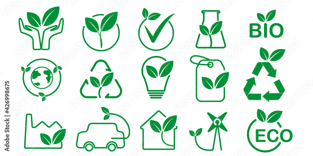 332 Eco System Logo High Res Illustrations - Getty Images