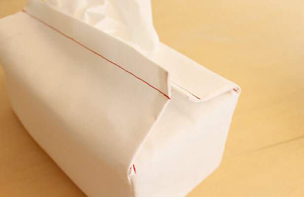 掛けられるボックスティッシュケース」の作り方ぬくもり