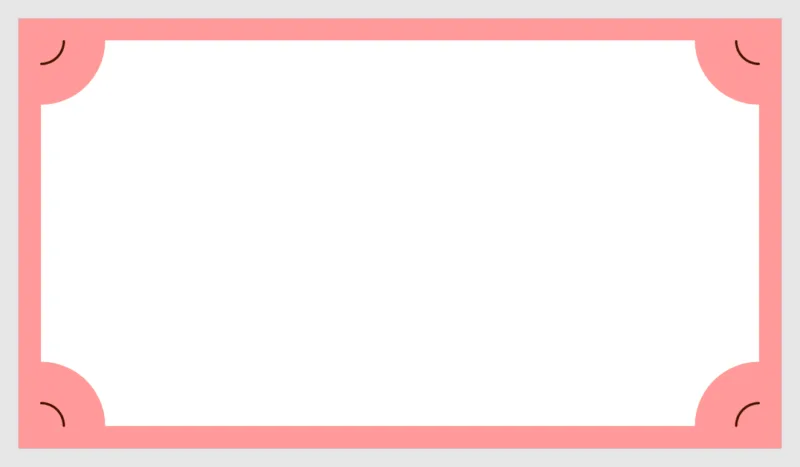 PowerPointでかわいい抜け感フレームを作る方法PPDTP