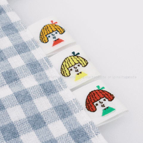 オリジナル布タグ作ってみました✳︎ポーチなどに✳︎ネームタグにも✳︎生活をちょっと楽しくするアイデア✳︎How to make originalfabric tags✳︎