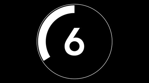 いろんなバリエーションのカウントダウン動画素材