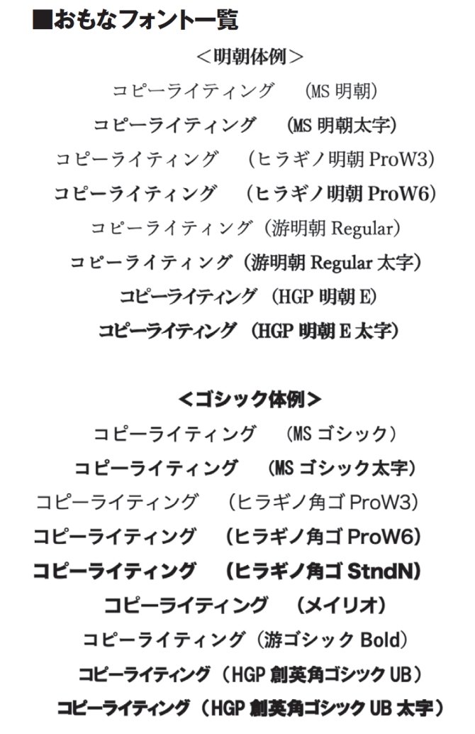 衣の行書体楷書体明朝体篆書体ゴシック体書体ネット