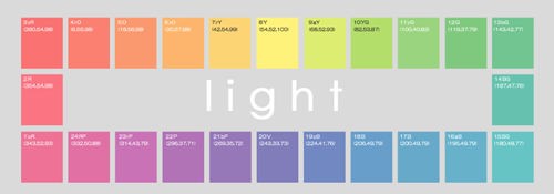 コピペOK お月見をイメージさせる4色の配色カラーコードヒビラボ