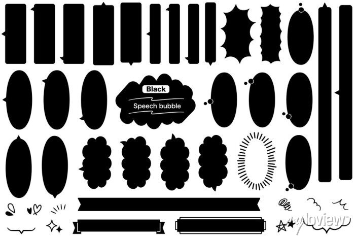 黒猫のフレームと吹き出し - 飼い猫のベクターアート素材や画像を多数ご用意 - 飼い猫, 額縁, 枠 - iStock