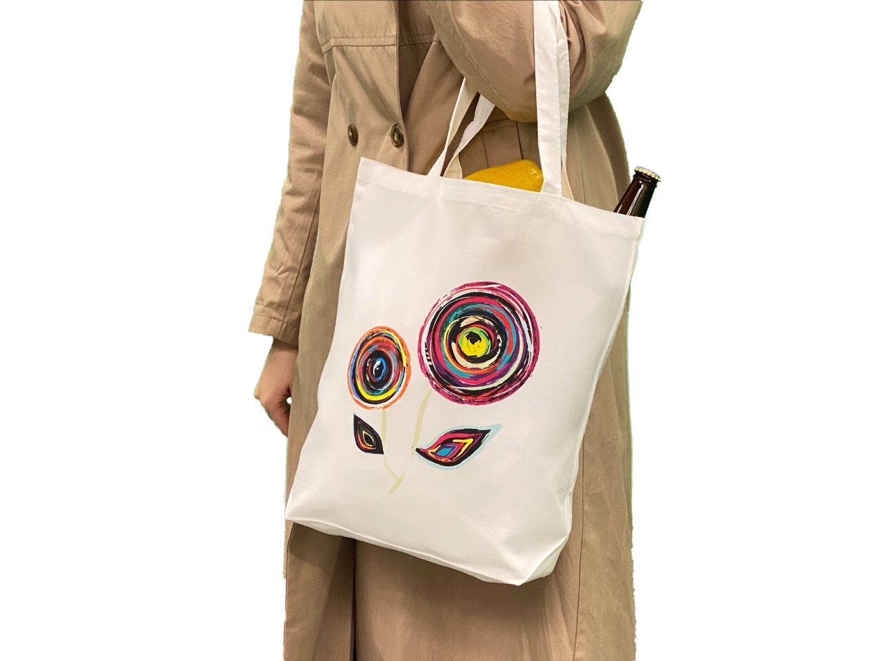 オリジナルバッグプリント カスタムメイドトートバッグをお安く制作可能プリントロビン：Tシャツやトートバッグ・巾着のオリジナルプリントが激安