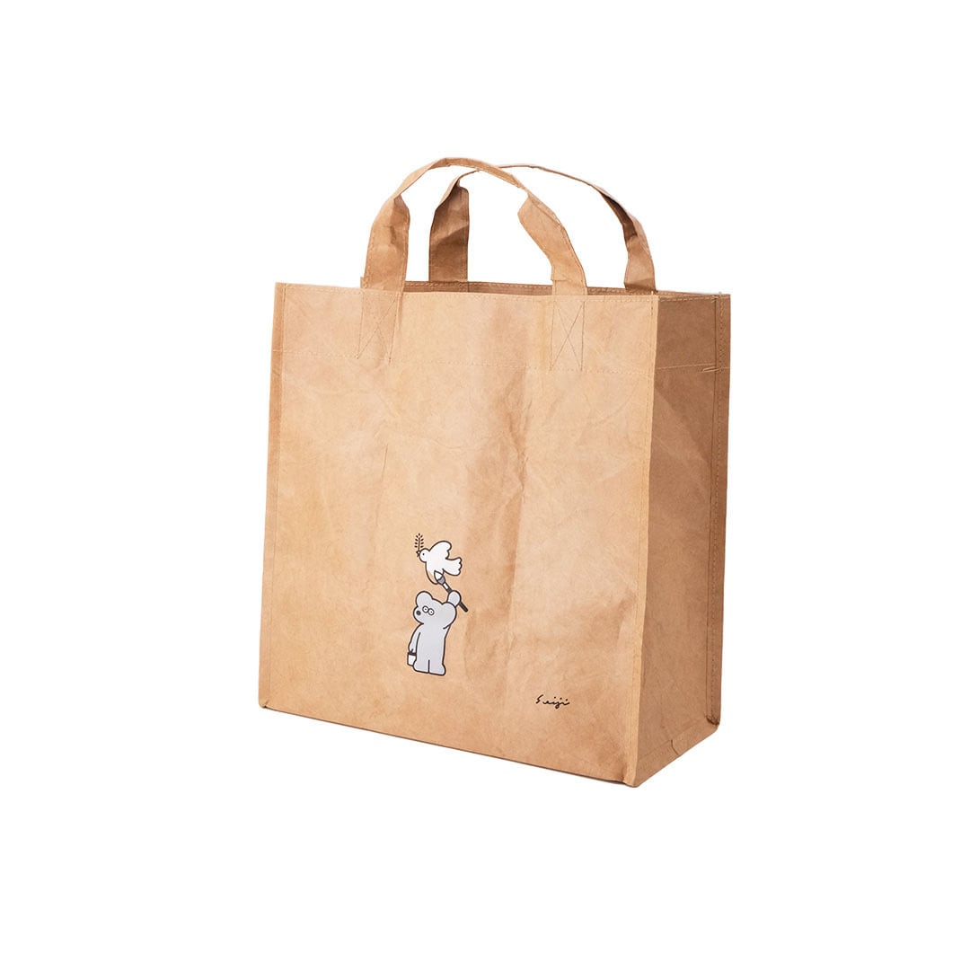 ハンドメイド A4 紙袋風 トートバッグ エコバッグ サブバッグ No.94 バッグ