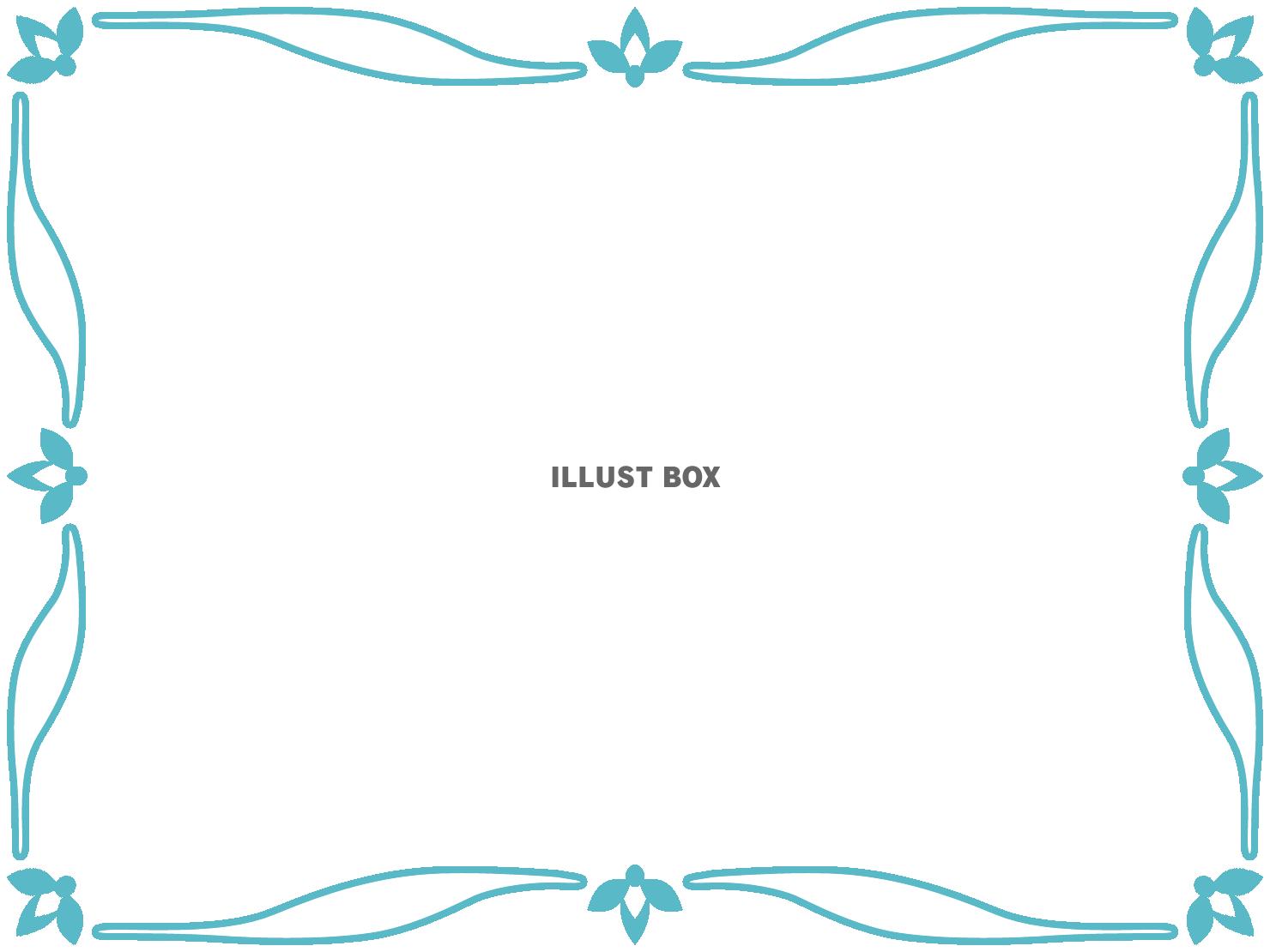 飾り枠イラストのフリー素材イラストイメージ