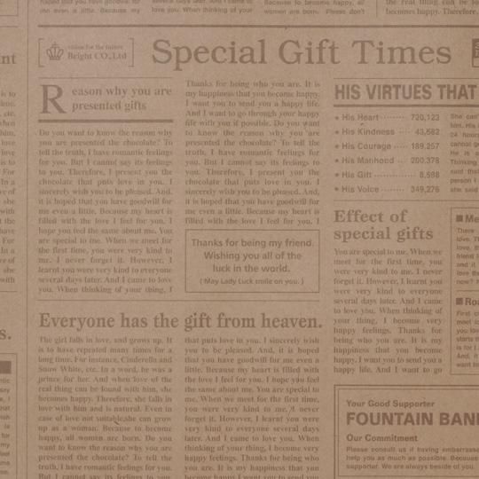 英字新聞デザインペーパー アンティーク 海外 コラージュ素材 紙モノおすそ分け