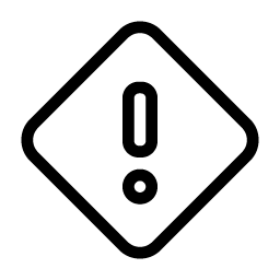 ビックリマークの標識＜赤色＞無料フリーイラスト素材集 Frame illust