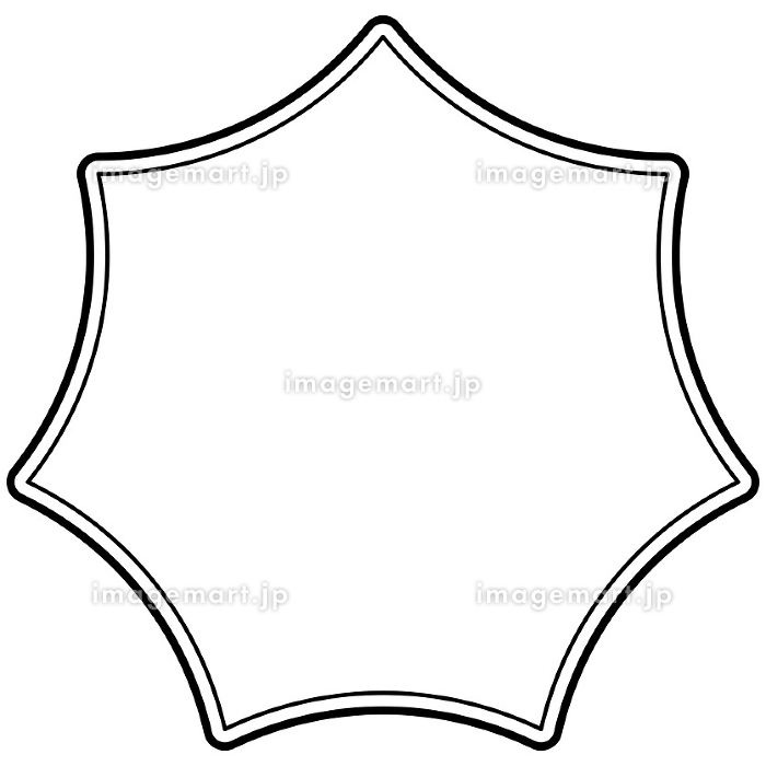 01. 吹き出しの素材 黒空中庭園