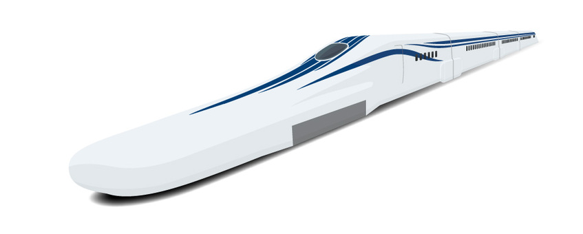 リニアモーターカーのイラスト素材24244325 毎月1点無料 フリー のストックフォト イメージマート