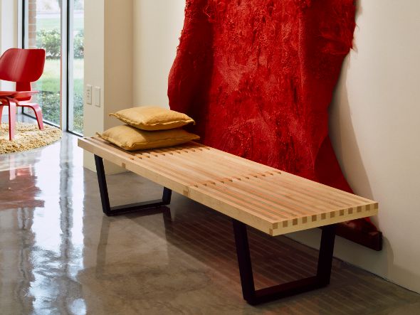 木製ベンチ 長椅子 背もたれなし リビング インテリア デザイン 無垢材 シンプル おしゃれ ウッドベンチ カーブebn4760ギギliving