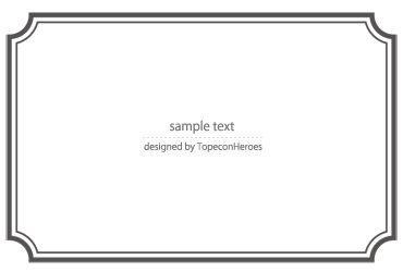 シンプルなあしらいデザインのフレーム枠 モノクロ の Stock ベクターAdobe Stock